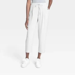 Women's High-Rise Tapered Fluid Ankle Pull-On Pants - A New Day™ Gray -A New Day™ GUEST 61672e6e ef58 42d0 ba11 32f662922c70