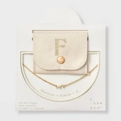 14K Gold Dipped Cubic Zirconia Initial Necklace - A New Day™ -A New Day™ GUEST 6191de0e 80a5 4a4a a628 14d0907d35a7