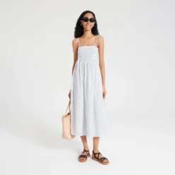 Women's Smocked Midi Slip Dress - A New Day™ 7 Women's Smocked Midi Slip Dress - A New Day™ -A New Day™ GUEST 622b061b 7406 4483 b64f 7ee663e214ea