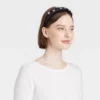Satin Pearl And Stone Embellishment Padded Headband - A New Day™ Black -A New Day™ GUEST 64728452 1e08 4bd4 b765 ee2c3814caca