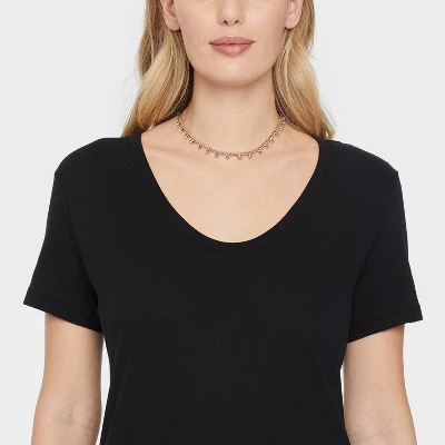 Crystal Station Cubic Zirconia Chain Necklace - A New Day™ Gold 3 Crystal Station Cubic Zirconia Chain Necklace - A New Day™ Gold