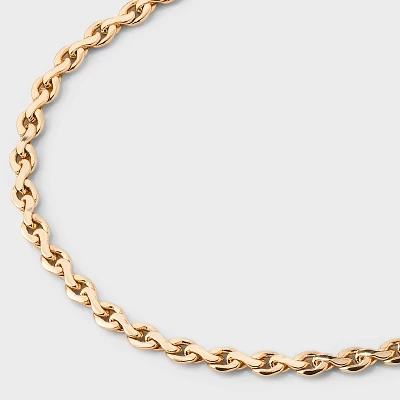 Linked Chain Necklace - A New Day™ Gold: Lobster Claw Clasp, Nickel-Free Metal, 16" Length, 3" Extended Length 5 Linked Chain Necklace - A New Day™ Gold: Lobster Claw Clasp, Nickel-Free Metal, 16" Length, 3" Extended Length - Image 3