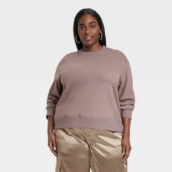 Women's Jeweled Pullover Sweatshirt - A New Day™ 21 Women's Jeweled Pullover Sweatshirt - A New Day™ -A New Day™ GUEST 6a3c629d 3cbf 44c9 8be6 5b0ab8a4707d