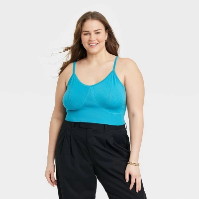 Women's V-Neck Bralette Sweater - A New Day™ 6 Women's V-Neck Bralette Sweater - A New Day™ - Image 4