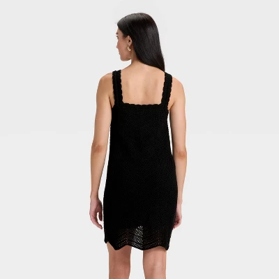 Women's Crochet Mini Shift Dress - A New Day™ 3 Women's Crochet Mini Shift Dress - A New Day™
