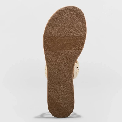 Women's Lucy Braided Slide Sandals - A New Day™ 5 Women's Lucy Braided Slide Sandals - A New Day™ - Image 3
