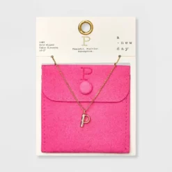 Gold Dipped Cubic Zirconia Initial Pendant Necklace - A New Day™ Gold 40 Gold Dipped Cubic Zirconia Initial Pendant Necklace - A New Day™ Gold -A New Day™ GUEST 75102e0f 763b 451c 869e bdfca5a6384f