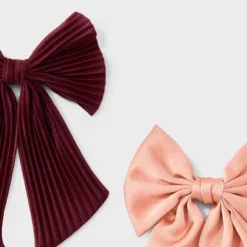 Textured Bow Hair Barrette Set 2pc - A New Day™ Pink/Red 5 Textured Bow Hair Barrette Set 2pc - A New Day™ Pink/Red -A New Day™ GUEST 753fcb38 0ddd 4cfd 8ce1 64d12503ed73
