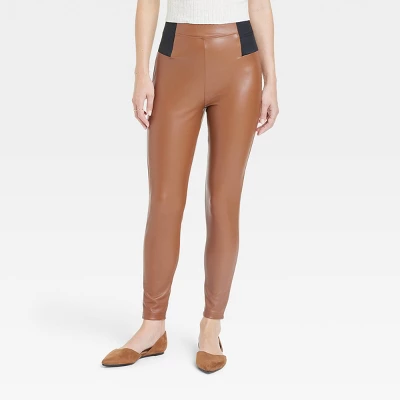 Women's Faux Leather Leggings - A New Day™ 6 Women's Faux Leather Leggings - A New Day™ - Image 4