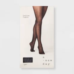 A New Day™ 17 Women's Sheer Rib Tights - A New Day™ Black