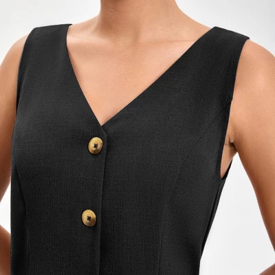 Women's Layered Waistcoat A-Line Dress - A New Day™ 6 Women's Layered Waistcoat A-Line Dress - A New Day™ - Image 4