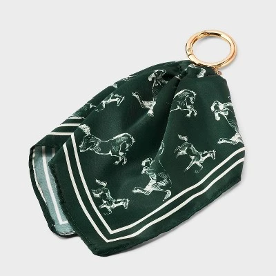 Horse Pattern Scarf Bag Charm - A New Day™ 5 Horse Pattern Scarf Bag Charm - A New Day™ - Image 3