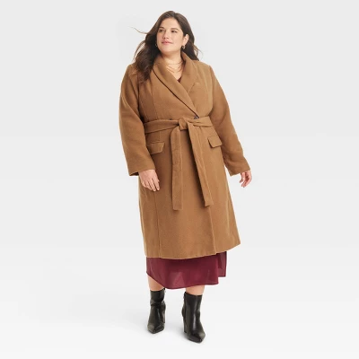Women's Essential Wool Overcoat Jacket - A New Day™ 5 Women's Essential Wool Overcoat Jacket - A New Day™ - Image 3