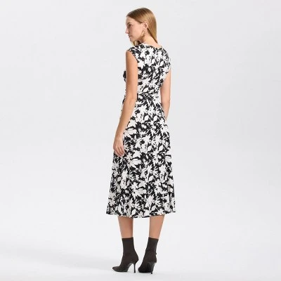 Women's Twist Waist Cocktail Maxi A-Line Dress - A New Day™ 3 Women's Twist Waist Cocktail Maxi A-Line Dress - A New Day™