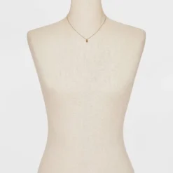 Teardrop Pendant Necklace - A New Day™ Gold