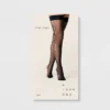 Women's Cut Out Net Thigh Highs - A New Day™ Black -A New Day™ GUEST 819a5e4f 26cc 4a5b afcf 3b7ab9712ae1