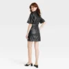 Women's Short Sleeve Faux Leather Shirtdress - A New Day™ 1 Women's Short Sleeve Faux Leather Shirtdress - A New Day™ -A New Day™ GUEST 82d2366f 3048 4149 a1c8 db89b667ee4f