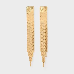 Fringe Drop Earrings - A New Day™ Gold -A New Day™ GUEST 84595500 0699 465f b765 b2bb4a2bec12
