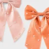 Shimmer Chiffon Hair Bow With Pearls Set 2pc - A New Day™: Solid Pattern, Recycled Polyester, All Hair Types 2 Shimmer Chiffon Hair Bow With Pearls Set 2pc - A New Day™: Solid Pattern, Recycled Polyester, All Hair Types -A New Day™ GUEST 854c837a aabf 48f8 8011 c074e799332e
