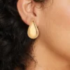 Thick Teardrop Earrings - A New Day™ Gold: Statement Pear Shape, Hypoallergenic, Nickel-Free Metal, 1.25" Length -A New Day™ GUEST 85e01bcd b1fe 4eae 9991 5e9a1e15d345