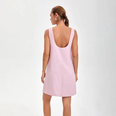 Women's Decorative Pockets Mini A-Line Dress - A New Day™ 7 Women's Decorative Pockets Mini A-Line Dress - A New Day™ - Image 5