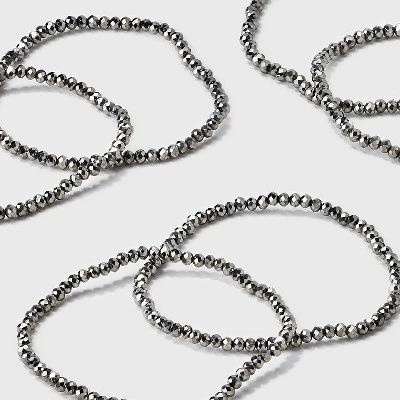 Beaded Stretch Bracelet Set 7pc - A New Day™ 5 Beaded Stretch Bracelet Set 7pc - A New Day™ - Image 3