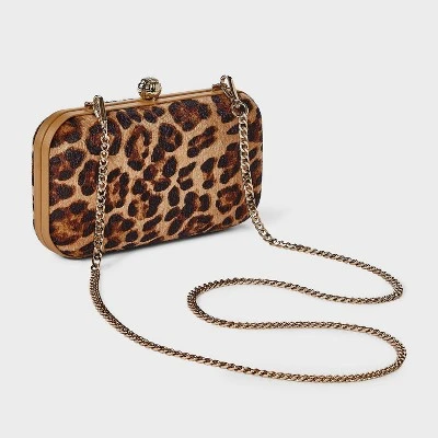 Minaudiere Clutch Crossbody Bag - A New Day™ Leopard 4 Minaudiere Clutch Crossbody Bag - A New Day™ Leopard - Image 2