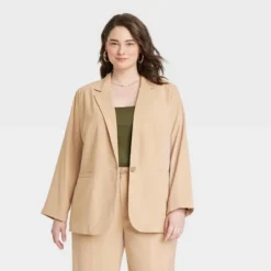 Women's Oversized Fall Blazer - A New Day™ -A New Day™ GUEST 8e9e49a3 7778 44fe b24e 8fa87a86573d