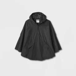 Women's Adaptive Seated Fit Rain Jacket - A New Day™ Black -A New Day™ GUEST 8f459e11 6871 4feb b23c 8486d355bca5