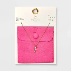 Gold Dipped Cubic Zirconia Initial Pendant Necklace - A New Day™ Gold 30 Gold Dipped Cubic Zirconia Initial Pendant Necklace - A New Day™ Gold -A New Day™ GUEST 929a37c4 6827 4447 a075 5fef99585635