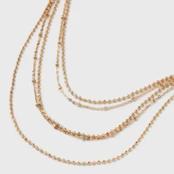 Ball Chain Multi-Strand Necklace - A New Day™ Gold 7 Ball Chain Multi-Strand Necklace - A New Day™ Gold -A New Day™ GUEST 92a30429 e1da 41c8 b67c 5967ff93485e