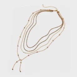 Ball Chain Y-Line Necklace Set 4pc - A New Day™ Gold 8 Ball Chain Y-Line Necklace Set 4pc - A New Day™ Gold -A New Day™ GUEST 950668a9 c1be 40dc 8e4b 41af19bbc660