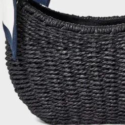 Straw Mini Bag With Bow - A New Day™ Black: Woven Paper Straw, Structured Shoulder Handbag, Single Handle, Solid Pattern 10 Straw Mini Bag With Bow - A New Day™ Black: Woven Paper Straw, Structured Shoulder Handbag, Single Handle, Solid Pattern -A New Day™ GUEST 9523af10 a342 43a2 acdc 048ba0b7b5c1