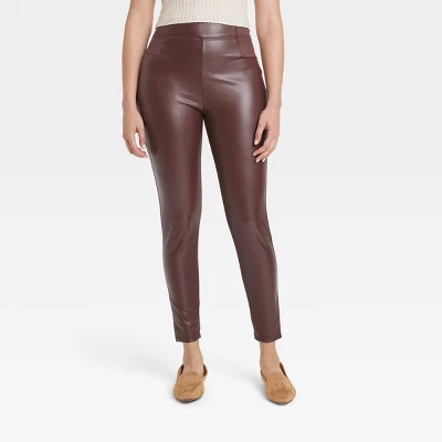 Women's Faux Leather Leggings - A New Day™ 7 Women's Faux Leather Leggings - A New Day™ - Image 5