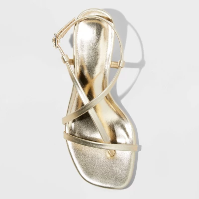 Women's Reggie Toe Thong Strappy Heels - A New Day™ 4 Women's Reggie Toe Thong Strappy Heels - A New Day™ - Image 2