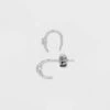 Sterling Silver Cubic Zirconia Threader Duo Hoop Earrings - A New Day™ Silver 1 Sterling Silver Cubic Zirconia Threader Duo Hoop Earrings - A New Day™ Silver -A New Day™ GUEST 99e50b8b 9e58 400f aa96 497d909d83f9