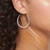 Sterling Silver Teardrop Hoop Earrings - A New Day™ Silver 1 Sterling Silver Teardrop Hoop Earrings - A New Day™ Silver -A New Day™ GUEST 9a4713ca 54da 46eb 9677 948c96f41436