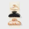 Assorted Marble And Scallop Edge Hair Claw Clip Set 3pc - A New Day™ Multicolor 2 Assorted Marble And Scallop Edge Hair Claw Clip Set 3pc - A New Day™ Multicolor -A New Day™ GUEST 9c20eac7 7f43 4c99 9243 a4717f1398fd
