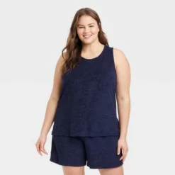 Women's Terry Tank Top - A New Day™ Navy Blue 7 Women's Terry Tank Top - A New Day™ Navy Blue -A New Day™ GUEST 9f906bae 6949 464c a95c cfea296b36b0