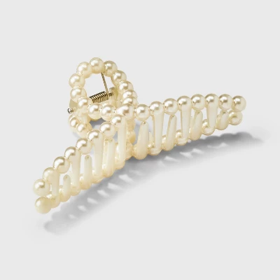 Loop Claw Hair Clip - A New Day™ Pearl 4 Loop Claw Hair Clip - A New Day™ Pearl - Image 2