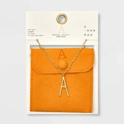 Gold Dipped Scattered Cubic Zirconia Initial Pendant Necklace - A New Day™ Gold 25 Gold Dipped Scattered Cubic Zirconia Initial Pendant Necklace - A New Day™ Gold -A New Day™ GUEST a8e9a1ae 0775 4b61 8180 cda000f96ff8