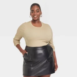 Women's Long Sleeve Slim Fit Crewneck T-Shirt - A New Day™ 27 Women's Long Sleeve Slim Fit Crewneck T-Shirt - A New Day™ -A New Day™ GUEST a9c8f522 ea2d 4142 909b 407589e5a8a0