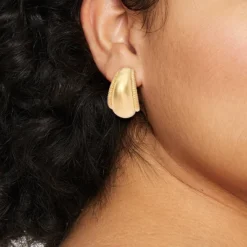 Chunky Hoop Earrings - A New Day™ Gold