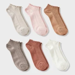 Women's Pointelle Lettuce Edge 6pk Low Cut Socks - A New Day™ 4-10 9 Women's Pointelle Lettuce Edge 6pk Low Cut Socks - A New Day™ 4-10 -A New Day™ GUEST b160d97c f93a 40e9 a62c 0c14840e4168