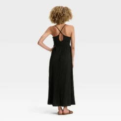 Women's Pleated Maxi Dress - A New Day™
