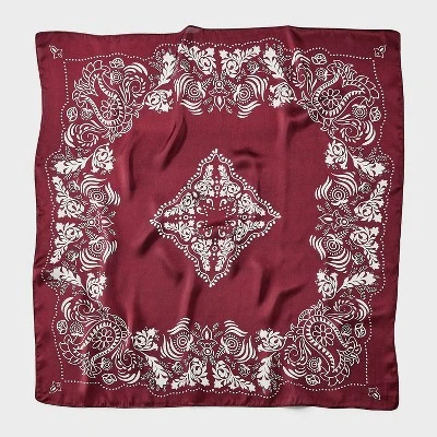 Baroque Printed Scarf - A New Day™ Maroon 3 Baroque Printed Scarf - A New Day™ Maroon