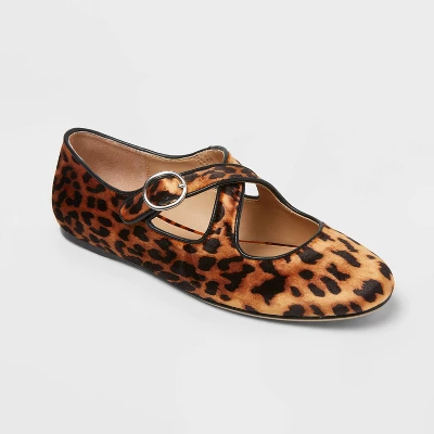 Women’s Tasmin Leopard Print Flats – A New Day™ Light Brown 5 Women’s Tasmin Leopard Print Flats – A New Day™ Light Brown - Image 3