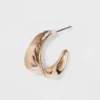 Chunky Hammered Hoop Earrings - A New Day™ Gold: Nickel-Free Leverback Design 2 Chunky Hammered Hoop Earrings - A New Day™ Gold: Nickel-Free Leverback Design -A New Day™ GUEST b5484cb7 c637 4c99 85d2 9c640841c1c6