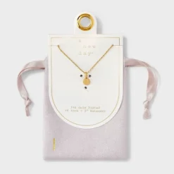 14K Gold Plated Round Initial Pendant Necklace - A New Day™ 33 14K Gold Plated Round Initial Pendant Necklace - A New Day™ -A New Day™ GUEST b7ccffeb b563 4a83 9d24 7b96f053d773