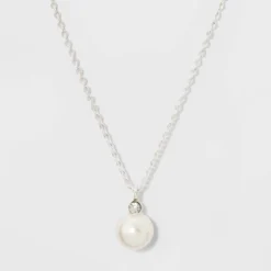 Pearl And Rhinestone Pendant Necklace - A New Day™ -A New Day™ GUEST b9321843 f3a0 4117 bf40 a1733fb00c4e
